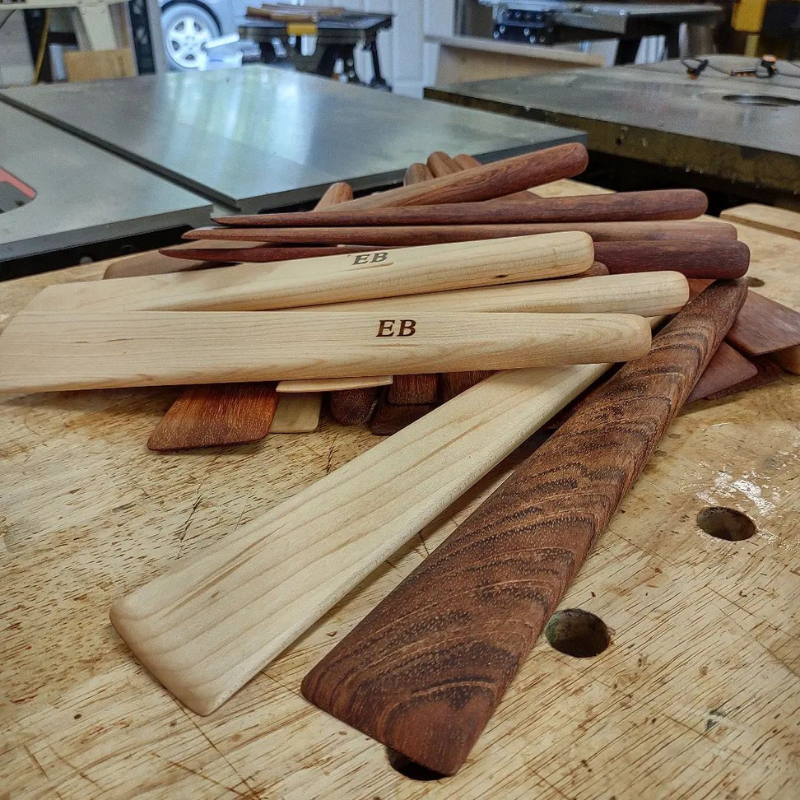 Tapered Hardwood Spatula